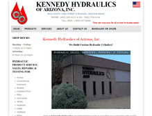 Tablet Screenshot of kennedy-hydraulics.com